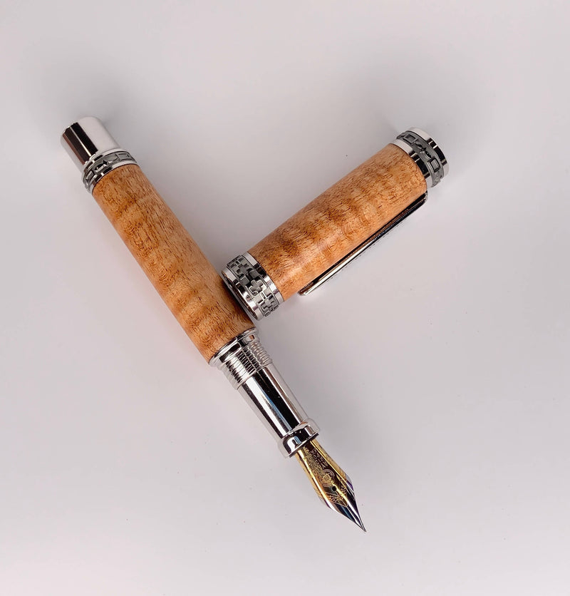 Maple Executive Fountain or Rollerball Pen