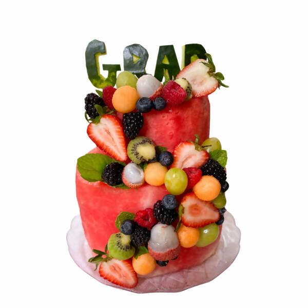 Grad Watermelon Cake