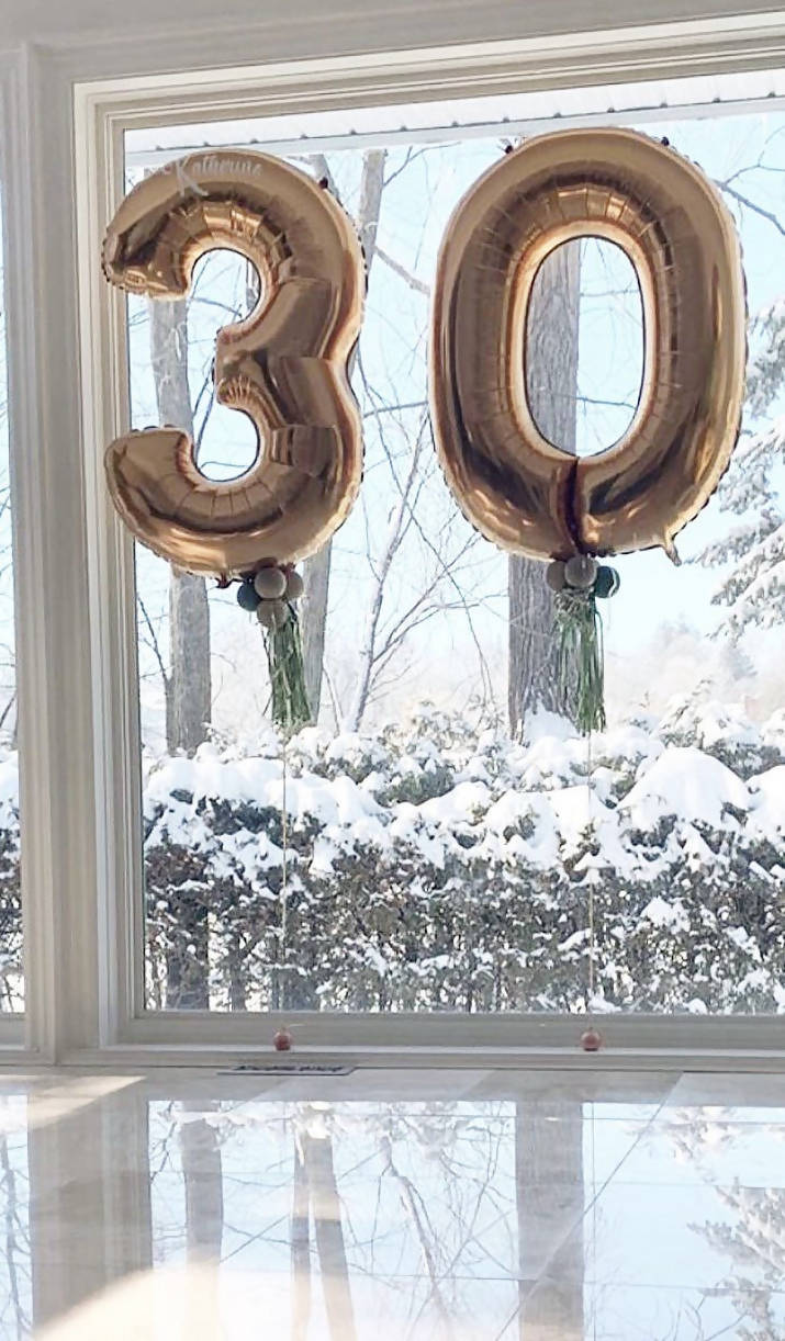 Personalized Balloon Number (Price is per single digit)